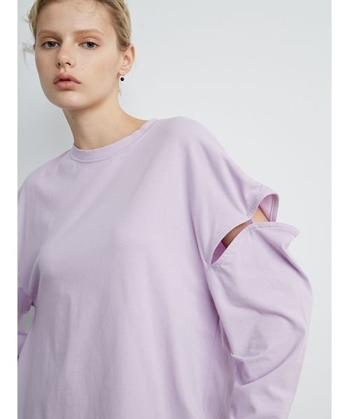 「styling/」 長袖カットソー ONE SIZE ブラック レディース_画像5