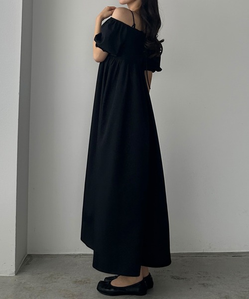 「Louere」 半袖ワンピース LARGE ダークグレー レディース_画像5