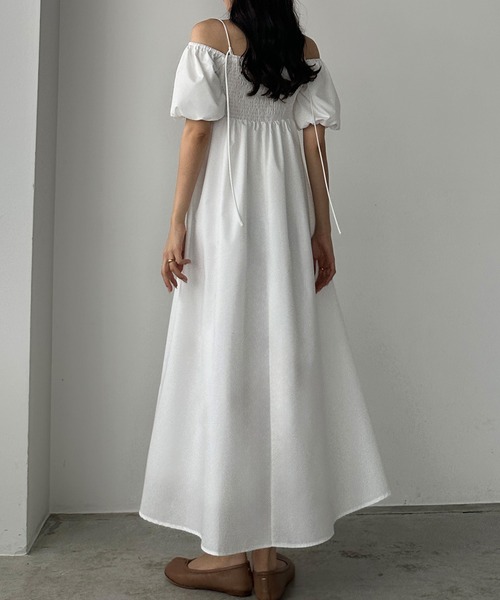 「Louere」 半袖ワンピース LARGE ダークグレー レディース_画像8