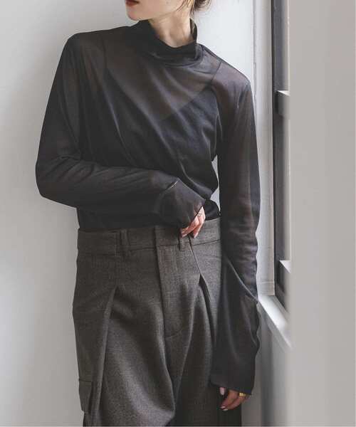 「NOBLE」 長袖カットソー FREE ライトグリーン レディース_画像4