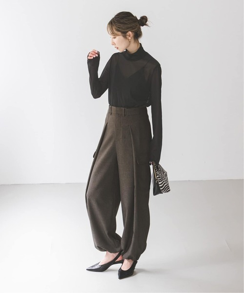 「NOBLE」 長袖カットソー FREE ライトグリーン レディース_画像6