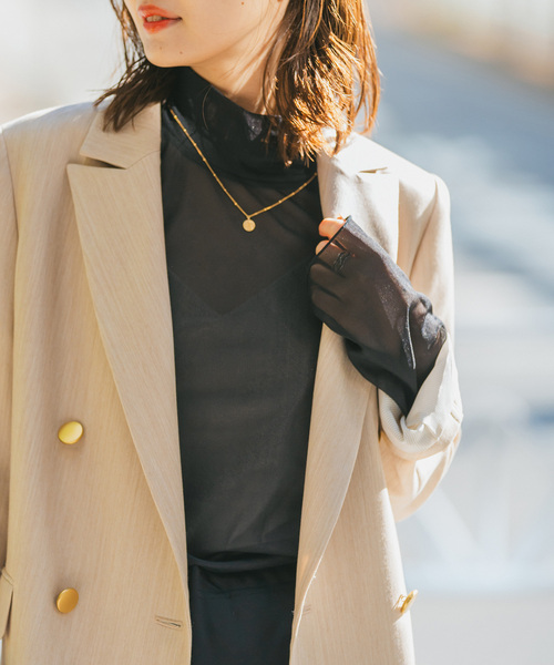 「NOBLE」 長袖カットソー FREE ライトグリーン レディース_画像7