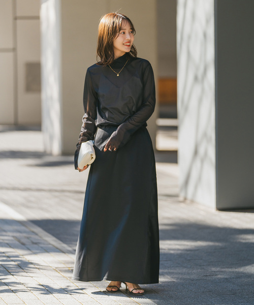 「NOBLE」 長袖カットソー FREE ライトグリーン レディース_画像9