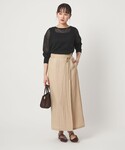 スカート 「size SHORTあり」フィブリ...の詳細画像3