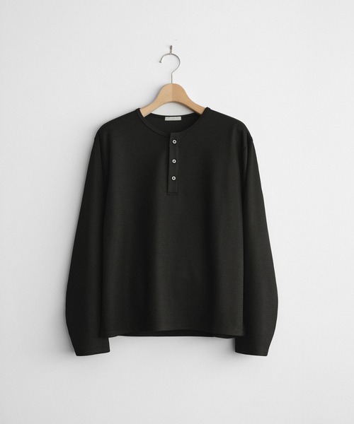 二点セットREFINED WAFFLE HENLEY NECK L/S TEE WYM LIDNM tシャツ REFINED WAFFLE HENLEY NECK L/S TEE メンズ