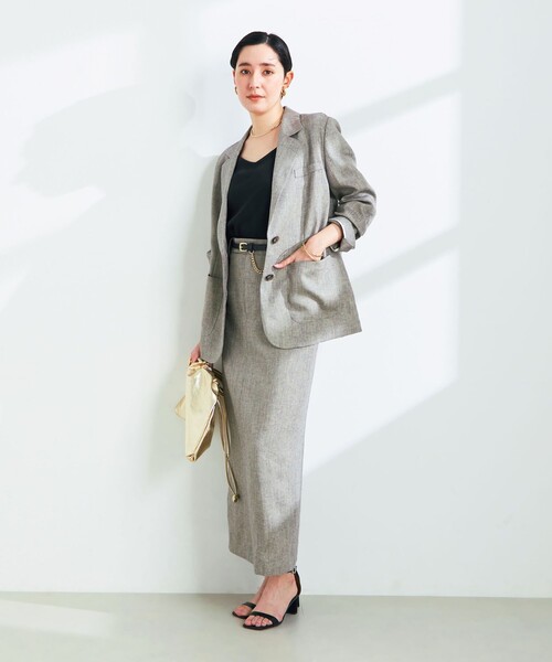 「NOLLEY'S Sophi」 テーラードジャケット 36 ベージュ レディースの画像