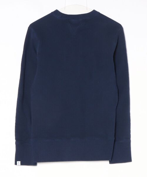 LOOPWHEELER ネイビー トレーナー MEDIUM LOOPWHEELER（ループウィラー） スウェットカットソー MEDIUM ネイビー