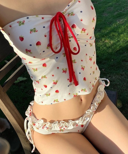 Victoria's Secret ♡ リボン フリル ビキニセット 甘さも存在感も独り占め💞とびきりスウィートなBeach Lingerie👙 -