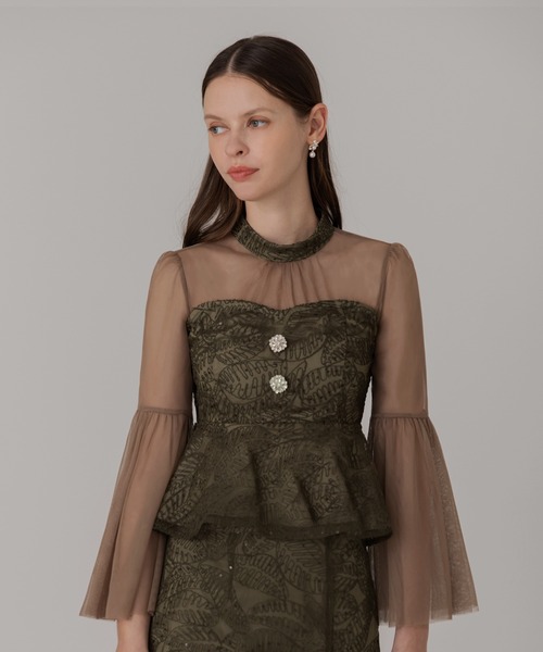 「Leja」 セットアップ MEDIUM グリーン レディースの画像