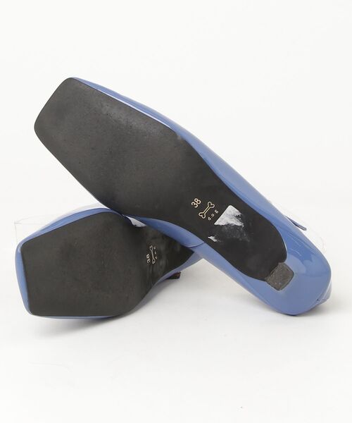 「Daniella&GEMMA」 パンプス 38 ブルー レディース_画像3