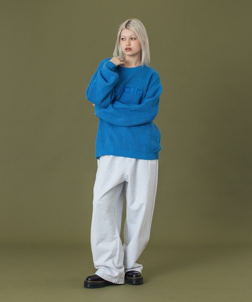 「XLARGE」 長袖ニット L ブラック メンズの画像