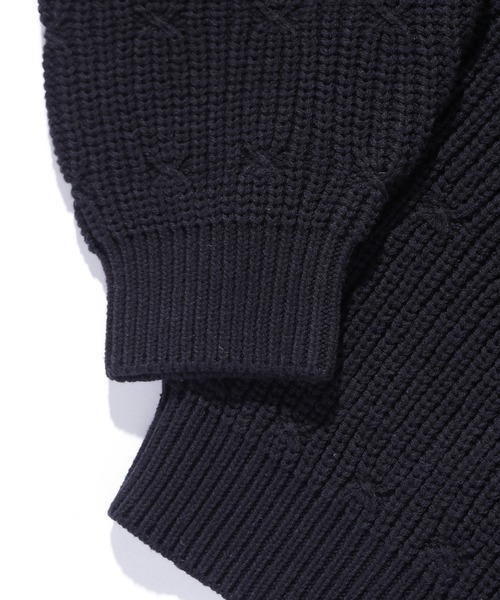 「XLARGE」 長袖ニット L ブラック メンズの画像
