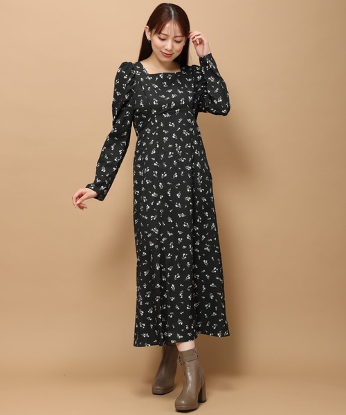 「MISCH MASCH」 長袖ワンピース M ブラック レディース_画像5