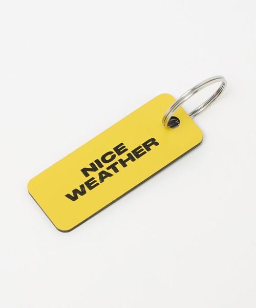 NICE WEATHER キーホルダー 「NICE WEATHER」ホテル キーリング