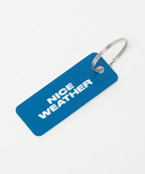 NICE WEATHER キーホルダー 「NICE WEATHER」ホテル キーリング
