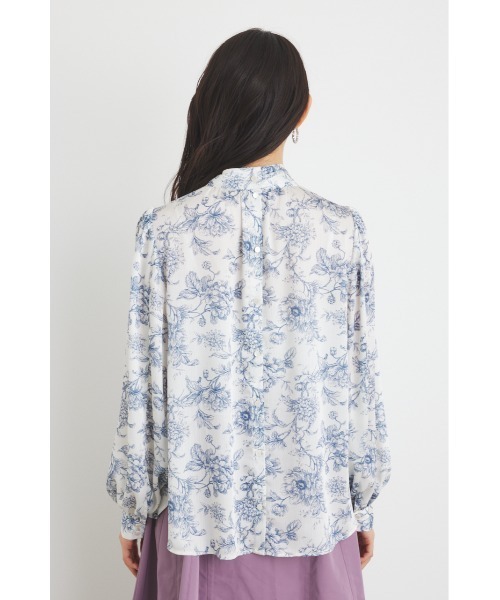 「rienda」 長袖ブラウス FREE ブルー系その他3 レディース_画像2