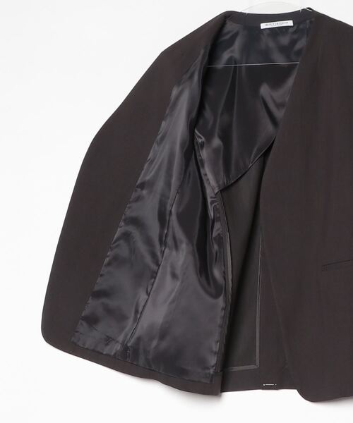 BEAUTY＆YOUTH UNITED ARROWS ノーカラージャケット S ダークグレー