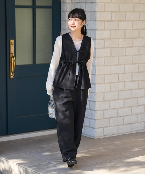 「FREAK'S STORE」 セットアップ MEDIUM ブラウン レディース_5
