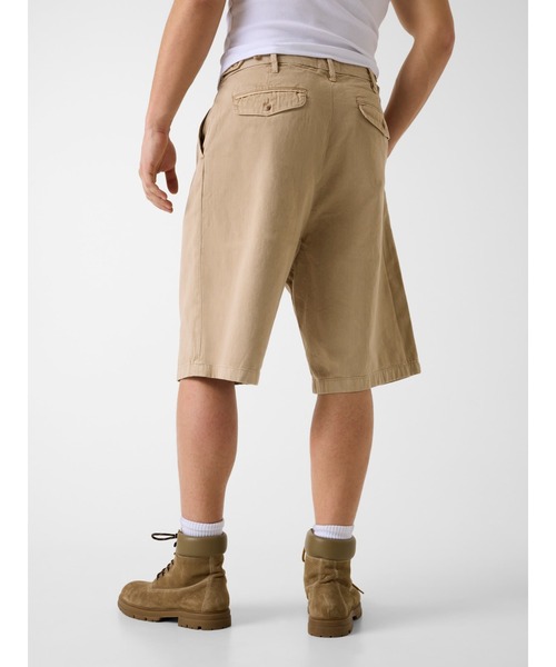 チノパン GUESS JEANS Pleated Baggy Short ショートパンツ ハーフ