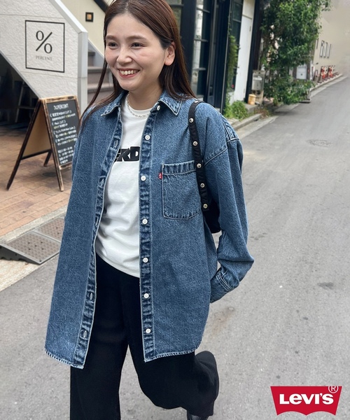 「Levi's」 デニムジャケット X-SMALL ブルー レディースの画像