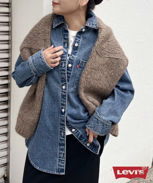 「Levi's」 デニムジャケット X-SMALL ブルー レディースの画像