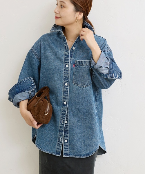 「Levi's」 デニムジャケット X-SMALL ブルー レディースの画像