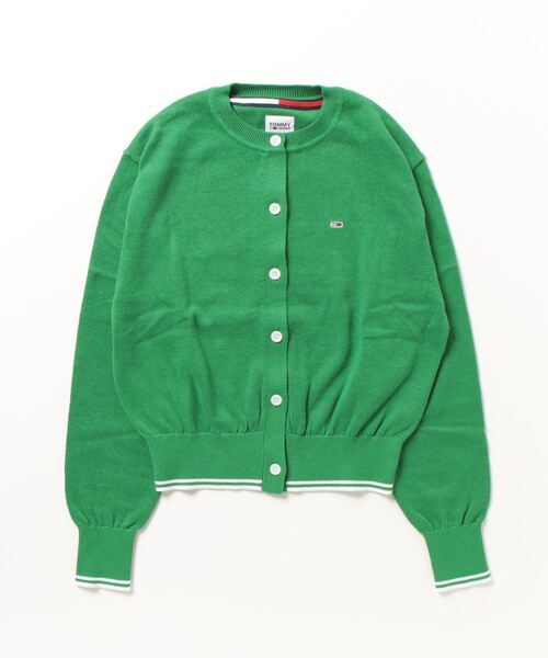 「TOMMY JEANS」 セットアップ LARGE グリーン レディース