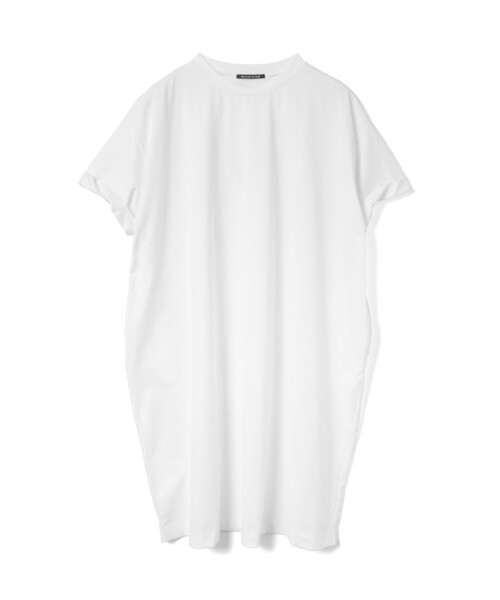 ワンピース mizuiro ind ロールアップスリーブワイドワンピースの画像