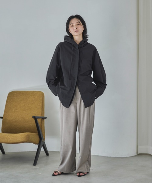 「feepur」 長袖ブラウス MEDIUM オフホワイト レディース_画像3
