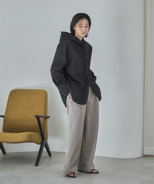 「feepur」 長袖ブラウス MEDIUM オフホワイト レディース_画像4