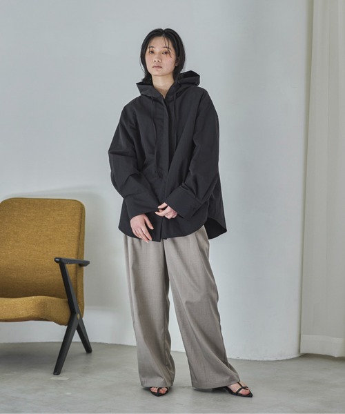 「feepur」 長袖ブラウス MEDIUM オフホワイト レディース_画像9