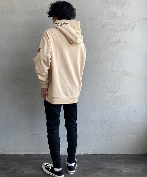 「Manhattan Portage」 プルオーバーパーカー X-LARGE ブラック レディース_画像6