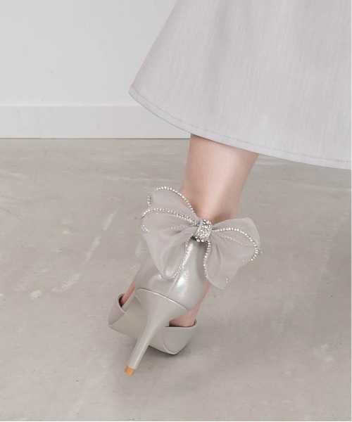 「RANDA」 パンプス M シルバー レディース_画像7