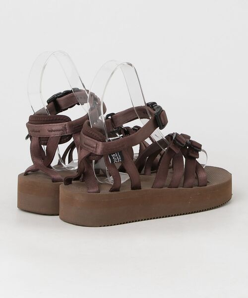 「SUICOKE」 フラットサンダル 24cm ブラウン レディース_画像2