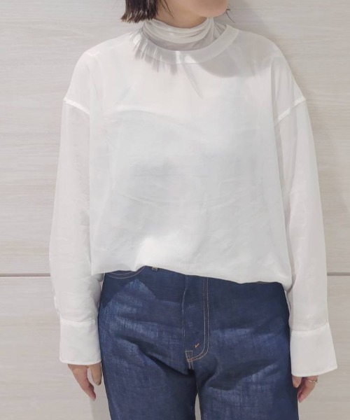 「BABYLONE」 長袖ブラウス フリー ベージュ レディース_画像5