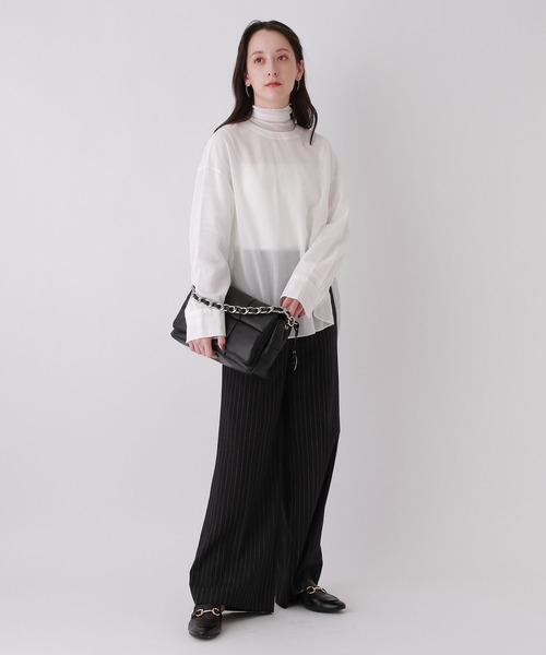 「BABYLONE」 長袖ブラウス フリー ベージュ レディース_画像6
