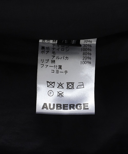 ブルゾン アウター AUBERGE / オーベルジュ：REGIONS：AU25A06「AST」 メンズの画像