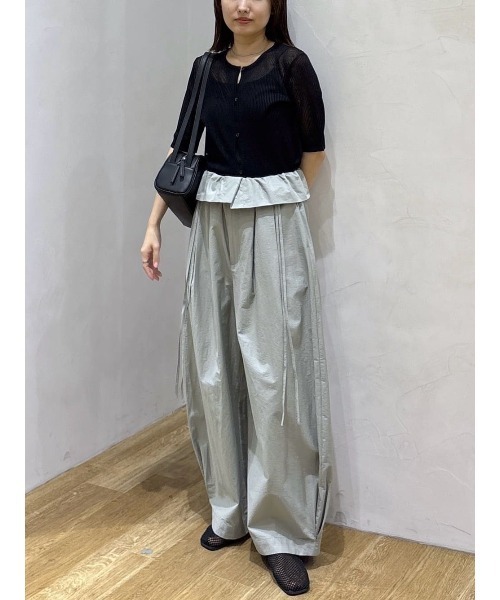 STYLEMIXER（スタイルミキサー） ワイドパンツ パンツ フリップベルト