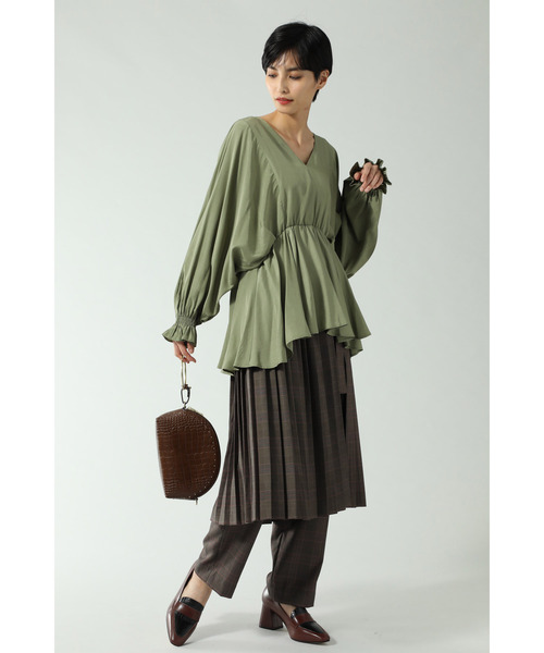 「ROSE BUD」 パンツ ONE SIZE ブラウン レディース_画像5