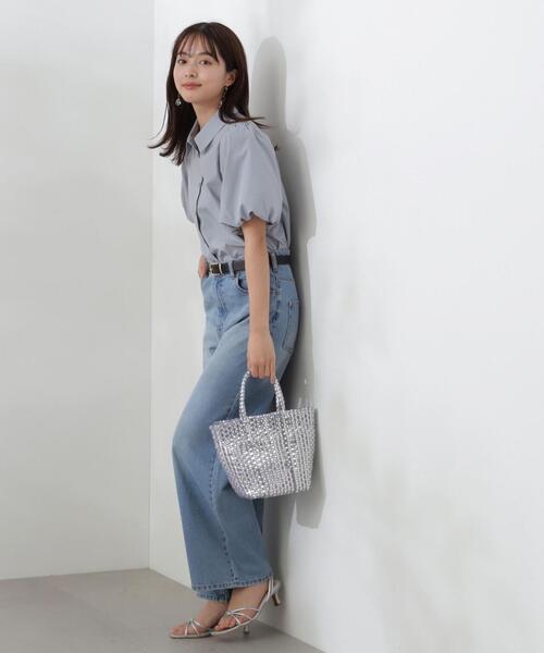 「PROPORTION BODY DRESSING」 半袖シャツ FREE ホワイト レディース_画像4