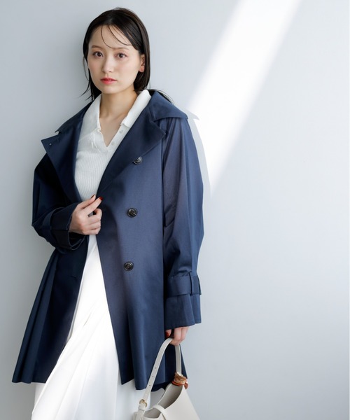 「SNIDEL」 半袖ポロシャツ FREE アイボリー レディース_画像2
