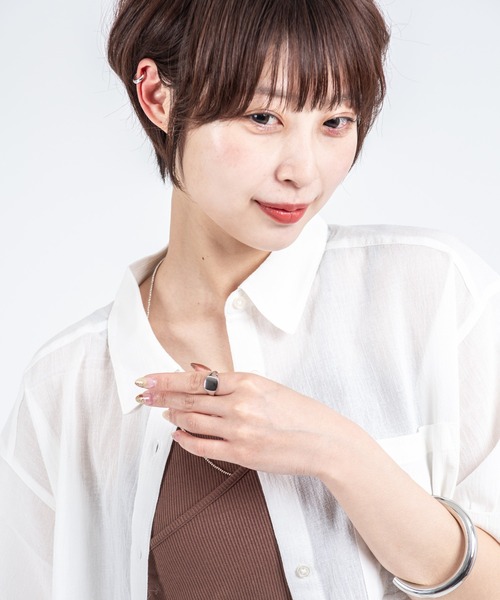 指輪 リング 「TOMWOOD/トムウッド」Mini Cushion　シルバーリング 指輪 レディース メンズの画像