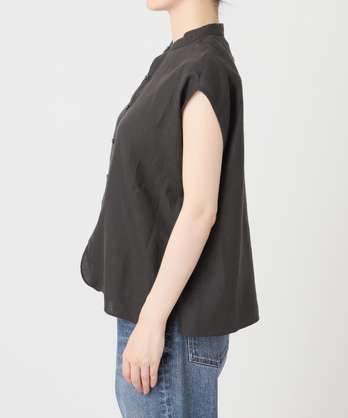 ブラウス シャツ TICCA / ティッカ リネンフレンチシャツ レディースの画像
