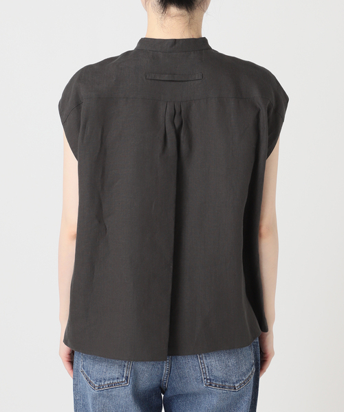 ブラウス シャツ TICCA / ティッカ リネンフレンチシャツ レディースの画像