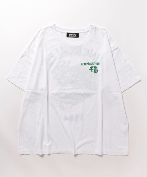 「RNA」 半袖Tシャツ MEDIUM ホワイト レディース_画像6