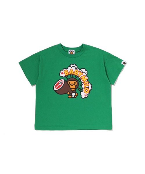 A BATHING APE（アベイシングエイプ） tシャツ BABY MILO MEAT RELAXED