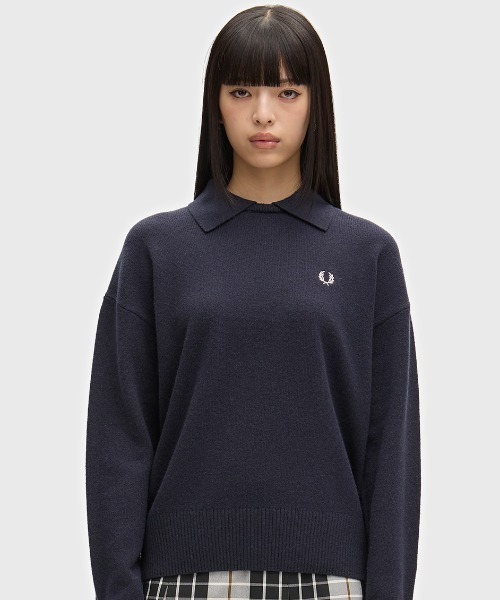 FRED PERRY（フレッドペリー） ニット セーター Split Cuff Collared