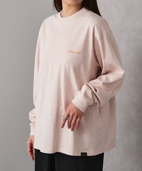 「PENDLETON」 長袖Tシャツ L ブラック メンズ_画像5