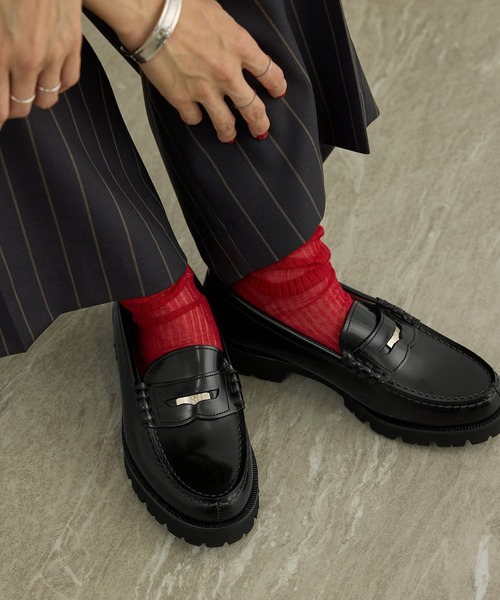 HUNTER（ハンター） ローファー 「HUNTER」W REF BOW GLS PENNY LOAFER