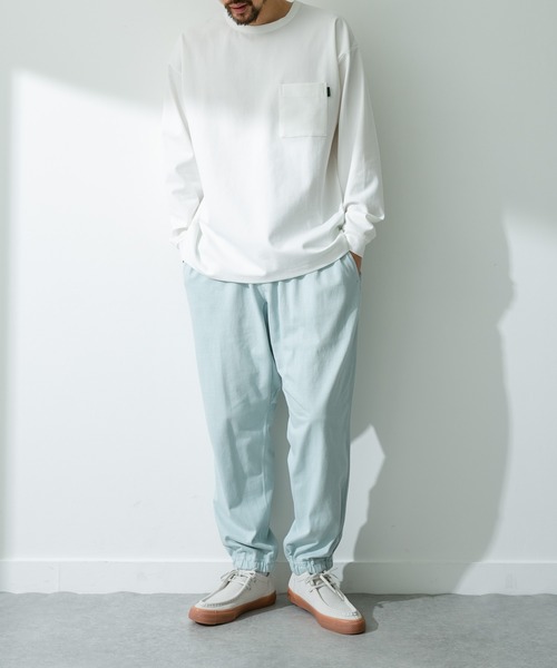 「ARMY TWILL」 イージーパンツ LARGE カーキ メンズ_画像7